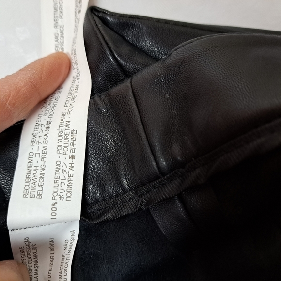 ZARA Faux Leather Pencil Skirt - Picture 9 of 13